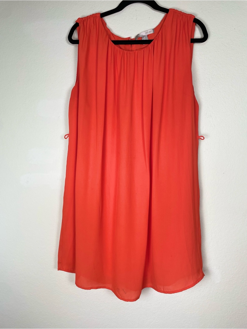 Vintage Forever 21 Contemporary Coral Sleeveless Mini Dress Medium